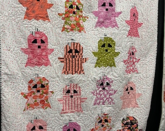 Boo Quilt Kit in Hey Boo Fabrics by Lella Boutique for Moda by Mallie Sweet Mallie