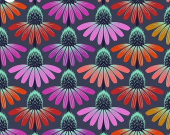 Hindsight Fabric- Echinacea Glow - Glow Anna Marie Horner for Free Spirit Fabrics