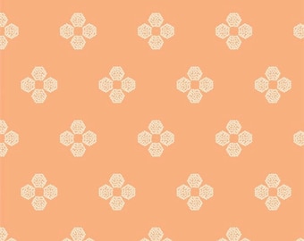 Nectarine Fusion - Droplet Petal-Art Gallery Fabric 2409 100% Quilters Cotton yardage