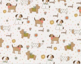 Sweetwater Lucky Puppy Moda Quilting Fabric 55700-11 Sold by the yard