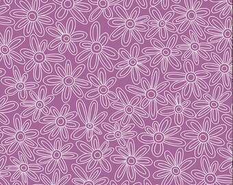 Sugar Pop in Orchid - Century Prints By Alison Glass 100% quilting cotton fabric, yardage Andover Fabrics