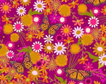 Wildflowers by Alison Glass for Andover  A670P, cotton fabric, sold by the yard