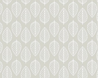 Essentials 2018 Pewter Leaf 100% Quilting Fabric- Andover Fabrics