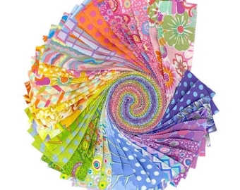 Kaffe Fassett Sorbet Jelly Roll Fabric Strips (2.5" x 42") – Free Spirit Quilting Cotton