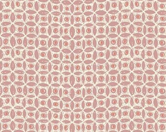 Simply Be cream / lilac , leaf and berry 3320-44  sold by the yard  Henry Glass