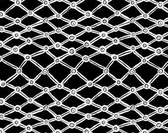 Kaffe Fassett February 2026 Collection PWBM036 Nets in Black and White