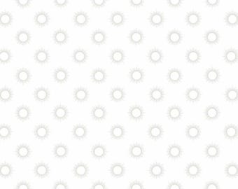 Andover Fabric  White Nisbus A1150L  sold by the yard. Mellow Drama
