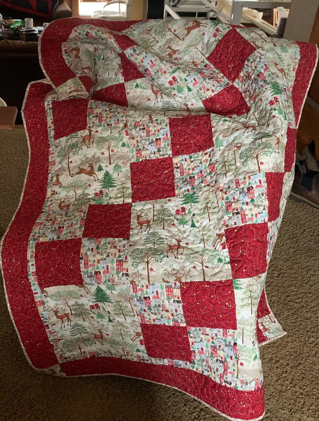 Quilt Kit, Sew Quick Quilt Holiday , Pattern is Sew Quick Quilt by