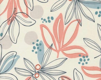 Melrose Palm Mochi Linen Angel 33780 11L by Moda Fabrics, sold by the yard