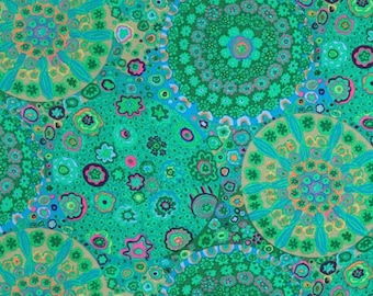 Kaffe Fassett Collective Classics Millefiore Jade, Quilting cotton