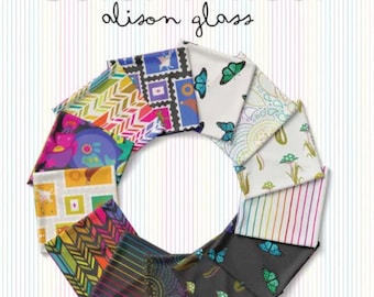 Color Wheel by Alison Glass, Layer Cake, 42 pieces, 10x10