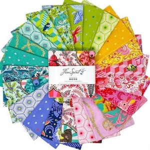 Tula Pink Besties 10” layer cake. Free Spirit Fabrics factory cut