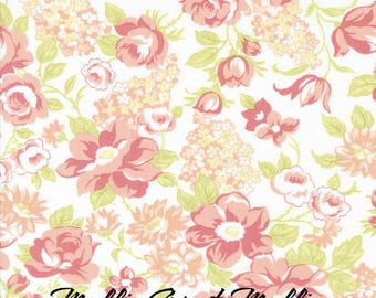 Portofino Tuscan Blooms Cloud Yardage by Fig Tree & Co for Moda. 35390 11