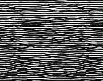 Kaffe Fassett Creased- Black and White Fabric- PWBM050.BLACK