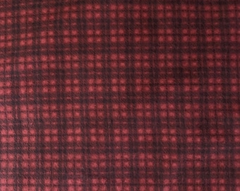 Maywood Studio Color Woolie Flannels. Red plaid