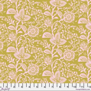 Tula Pink Parisville Deja Vu -French lace Hazelnut PWTP193 by Free Spirit Fabrics- 100% Quality Quilting Cotton