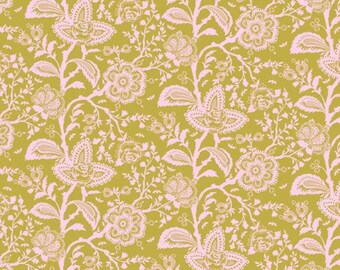 Tula Pink Parisville Deja Vu -French lace Hazelnut PWTP193 by Free Spirit Fabrics- 100% Quality Quilting Cotton