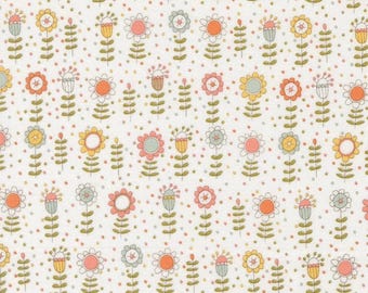Sweetwater Lucky Bloom Cloud- Moda Quilting Fabric 55701-11 Sold by the yard. Petite flowers