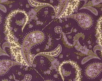 Collection for a cause-Essence Paisly Plum-Moda Fabrics-sold by the yard-46270 13