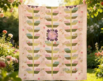 Floral Fondant Quilt Kit Maisy Daisies, Lynn Warme Fabrics for Moda Fabrics (KIT14130)