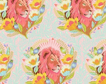 EVERGLOW by Tula Pink for Free Spirits PWTP201.LUNAR- Good Hair Day- Lunar 100% Cotton Quilting Fabric. This is for 1/2 yard listing