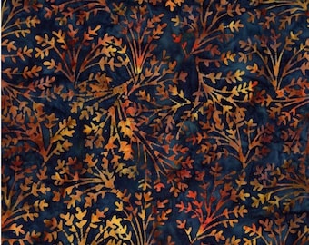 Batiks Expressions Wildflowers - Autumn Leaves- Riley Blake Designs-Release Date January 2026- Fabric by the yard