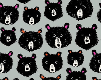 Teddy And The Bears Oyster RS2102 16 by Sarah Watts for Ruby Star Society one yard cuts