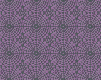 Lamp in Plum-Nonna Fabric by Giucy Giuce for Andover Fabrics- 100% Quilting Cotton, yardage