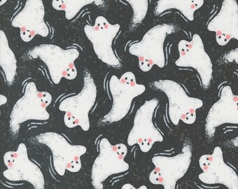 Hey Boo midnight ghosts  5211 16 by Lella Boutique for Moda Fabrics- sold by the yard