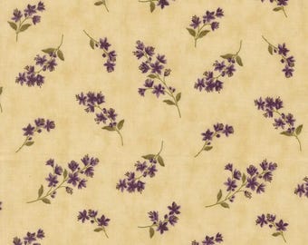 Collection for a cause-Essence Parchment Purple Flowers-Moda Fabrics-sold by the yard-46274 11
