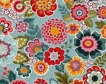 Andover Fabric Revival by Makower UK MU-056-B. Sold by the yard