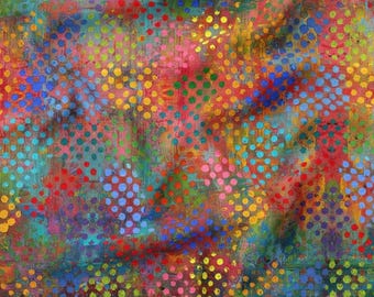 Pebbles-Multi || Wings of Wonder || Sue Penn || Free Spirit Fabrics- PWSP118.MULTI