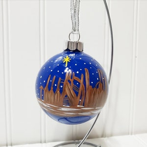 Bethlehem Steel Painted Ornament