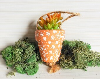 Potted Succulent Ornament