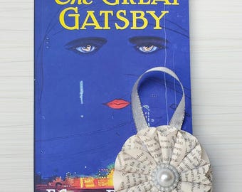 Great Gatsby Book Page Ornament
