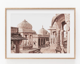 India Temple Print: Terracotta City Photography (Digital Download)