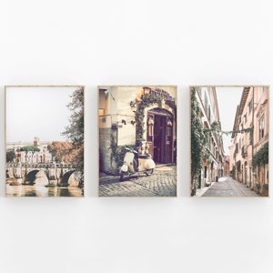 Rome Photography Print Set: Italy Travel Wall Art (Digital Download)