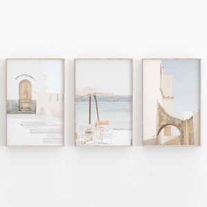 Italy Prints Set of 3, Travel Art Print, Modern Minimalist, Printable Wall Decor, Coastal Prints, Gallery Wall Set, European Printable Art