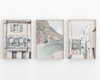 Italie Prints Set de 3, Travel Art Print, Italie Art Print, Modern Minimalist, Printable Wall Decor, Gallery Wall Set Italie, Europe Impression artistique