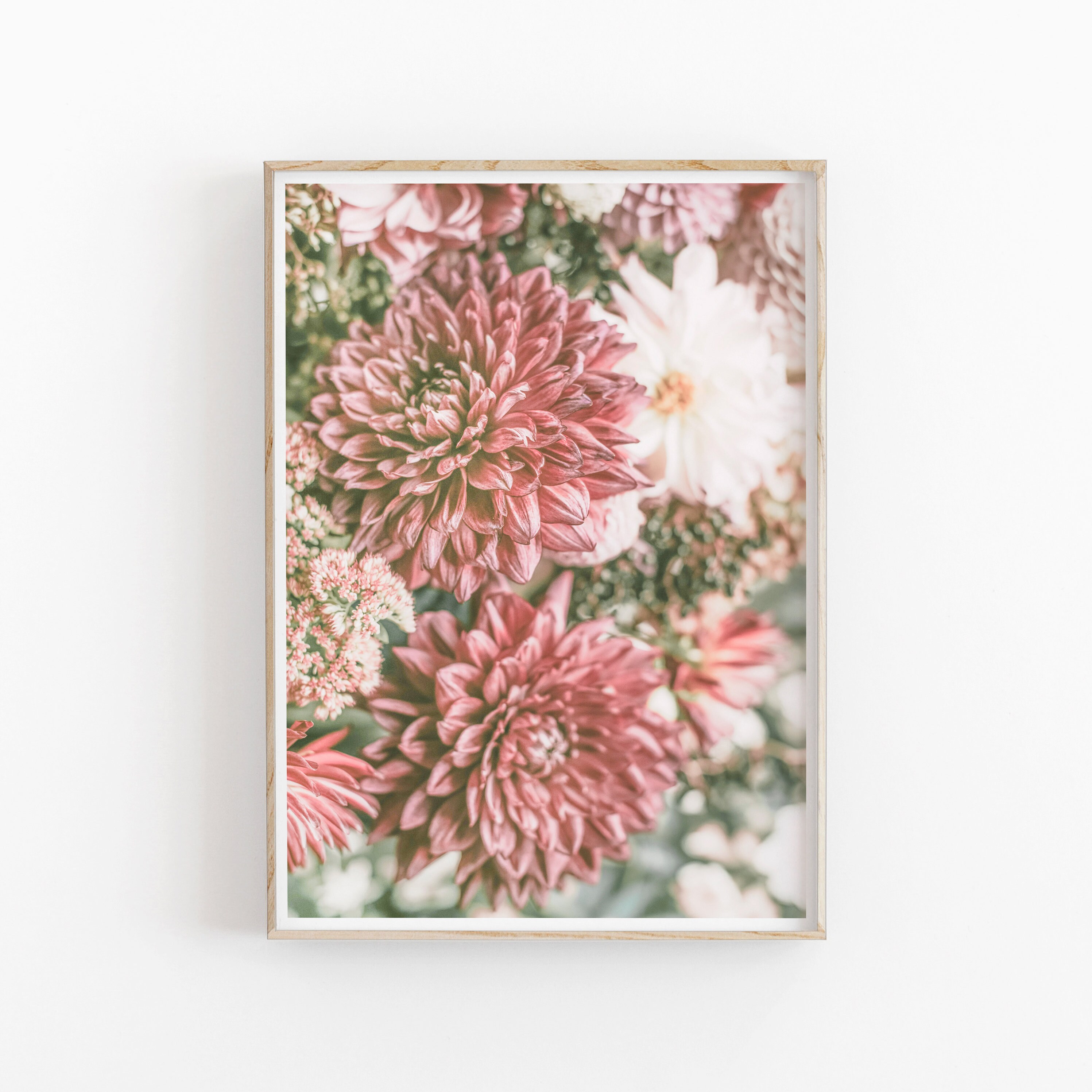 Flowers Wall Art Flowers Wall Decor Flowers Art Print Etsy