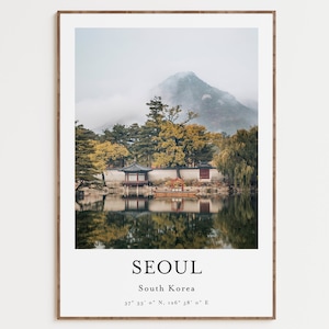 South Korea Print, South Korea Poster, Wall Art Print, South Korea Photo, Digital Art Print, Home Decor Poster, Soauth Korea Travel Print