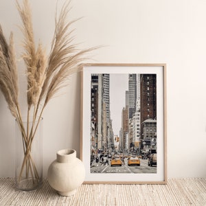 New York Print, Empire State Building New York, Cityscape Wall Art, City View Art Square, Photo Poster, Home Decor, Manhattan Wall Art image 3
