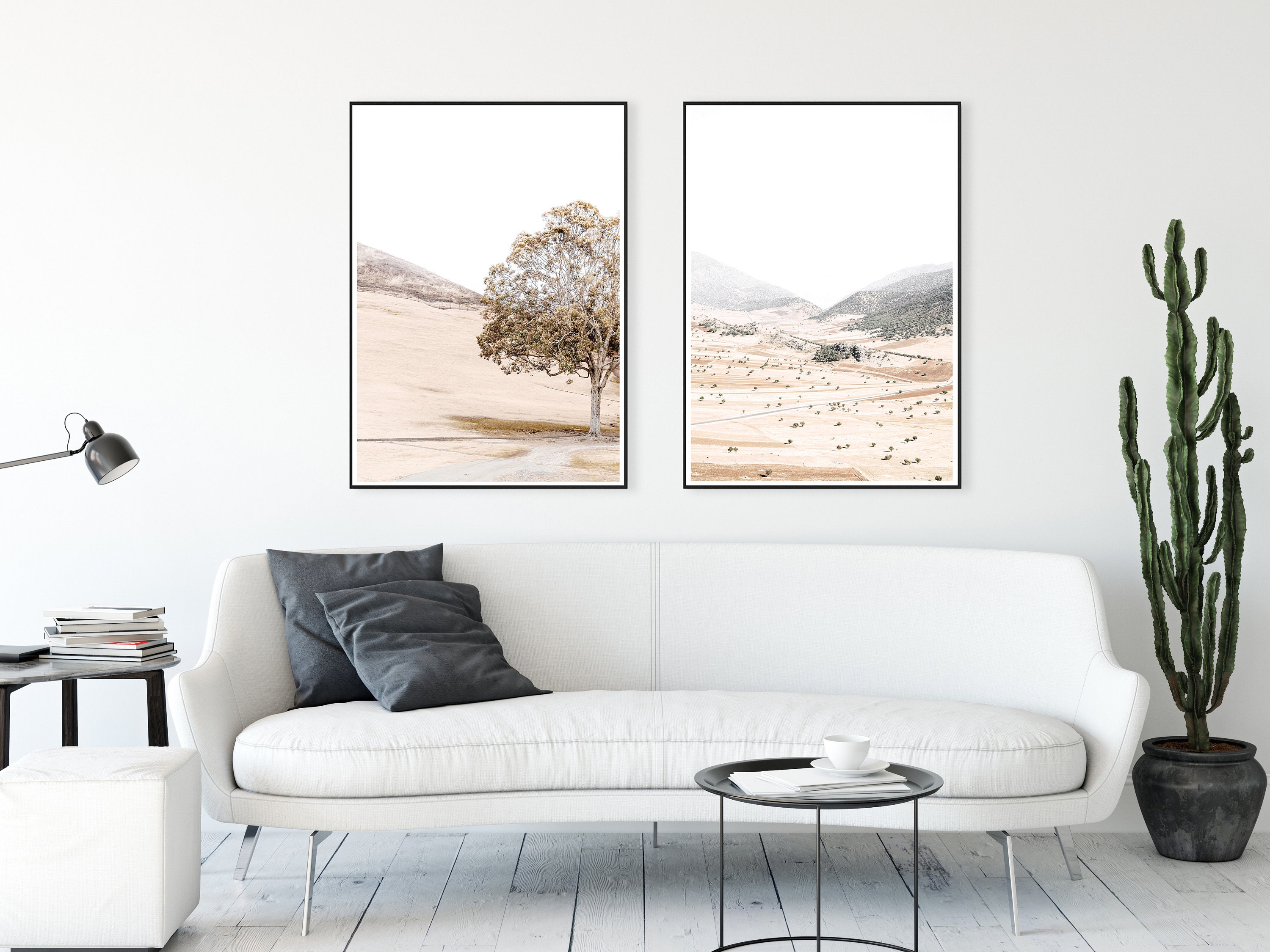 Nature Print Set of 3 Instant Art Landscape Art Print Etsy