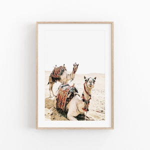 Camel Print, Instant Art, Bohemian Decor Desert Animal Print, Camel Art Print, Camel Wall Art Print, Safari Nursery, Safari Art, Boho Poster