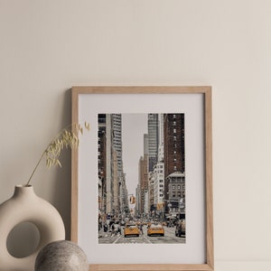 New York Print, Empire State Building New York, Cityscape Wall Art, City View Art Square, Photo Poster, Home Decor, Manhattan Wall Art image 6