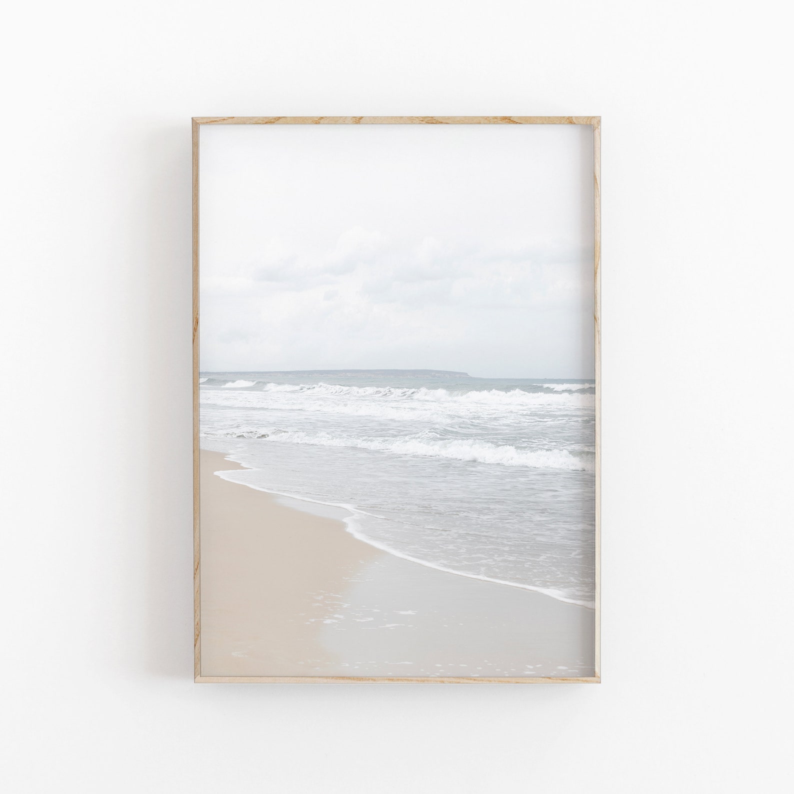 Beach Art Print Modern Minimalist Poster Printable Wall Etsy Singapore
