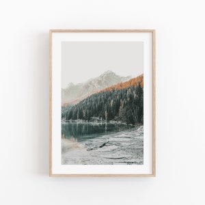 Berg Print, Instant Art, INSTANT DOWNLOAD, modernes minimalistisches Poster, druckbare Wand-Dekor, Fotografie Kunst, Berg Art Print, Dekor