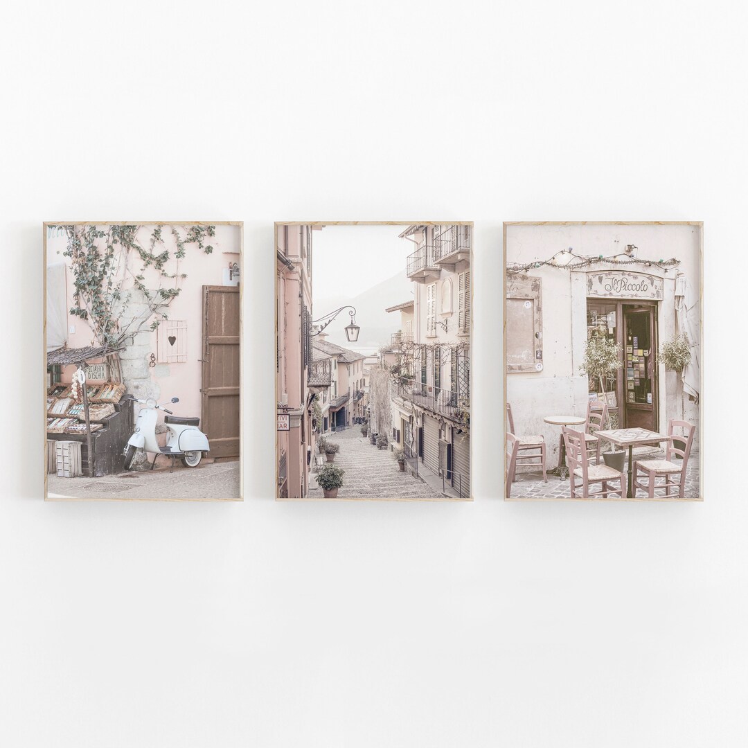 Italy Prints Set of 3, Travel Art Print, Italy Art Print, Modern ...