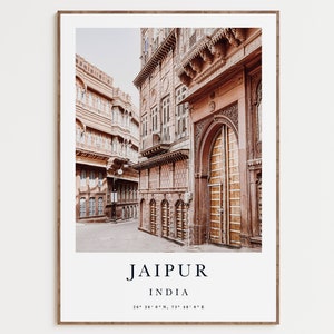 India Poster Print, Cityscape Wall Art, Photography Poster, Taj Mahal Print, Travel Poster, India Architecture Wall Art, Jaipur Rajasthan