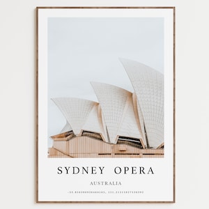 Australien Kunstdruck, Sydney Opera Wandkunstdruck, Reise Kunstdruck, Australien Poster, Australien Sydney Poster, Australien Stadt Wandkunst Druck